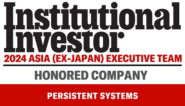 Persistent在《机构投资者》（Institutional Investor）2024年度亚洲高管团队调查中被评为管理和高管领导力卓越企业